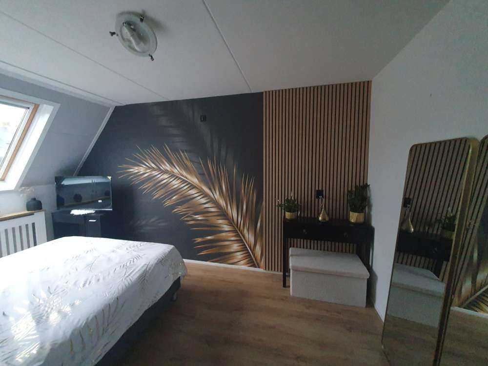 Ornamental palm leaves