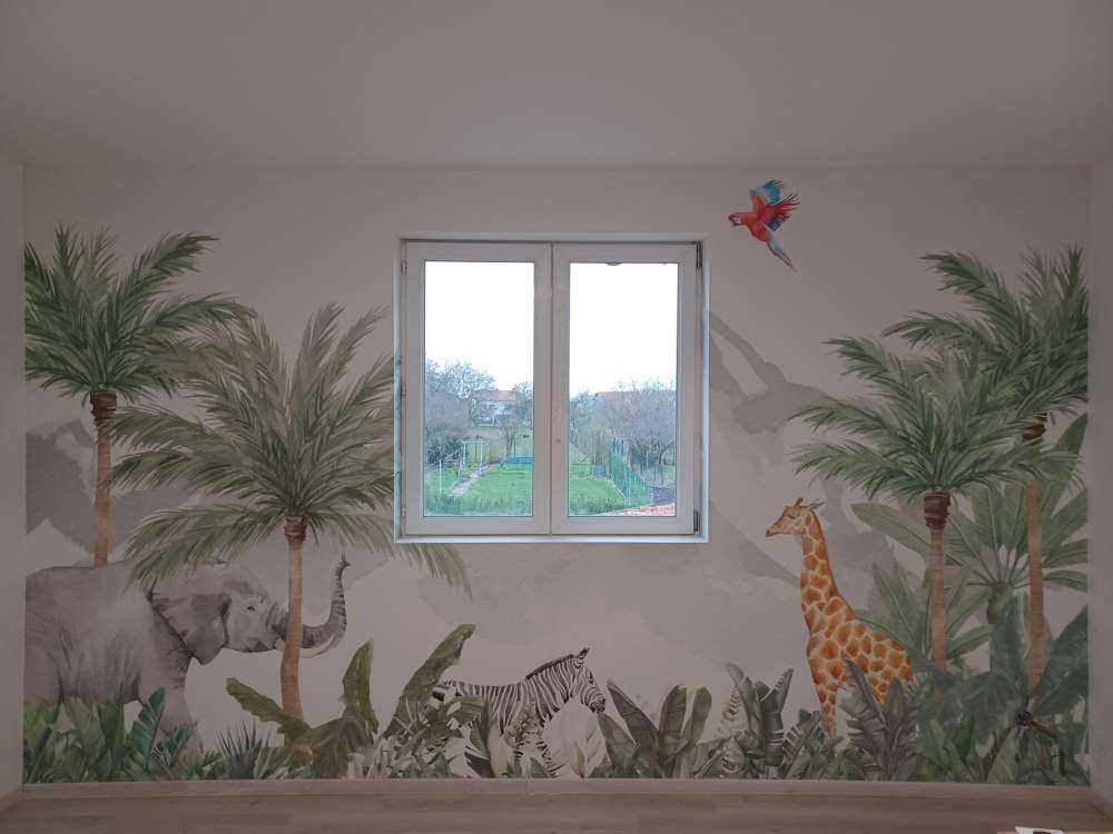 Animals in a jungle