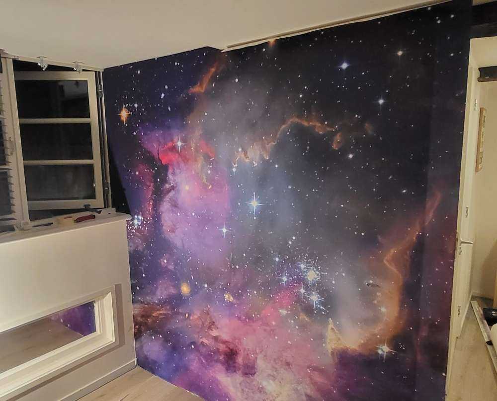 Galaxy in space