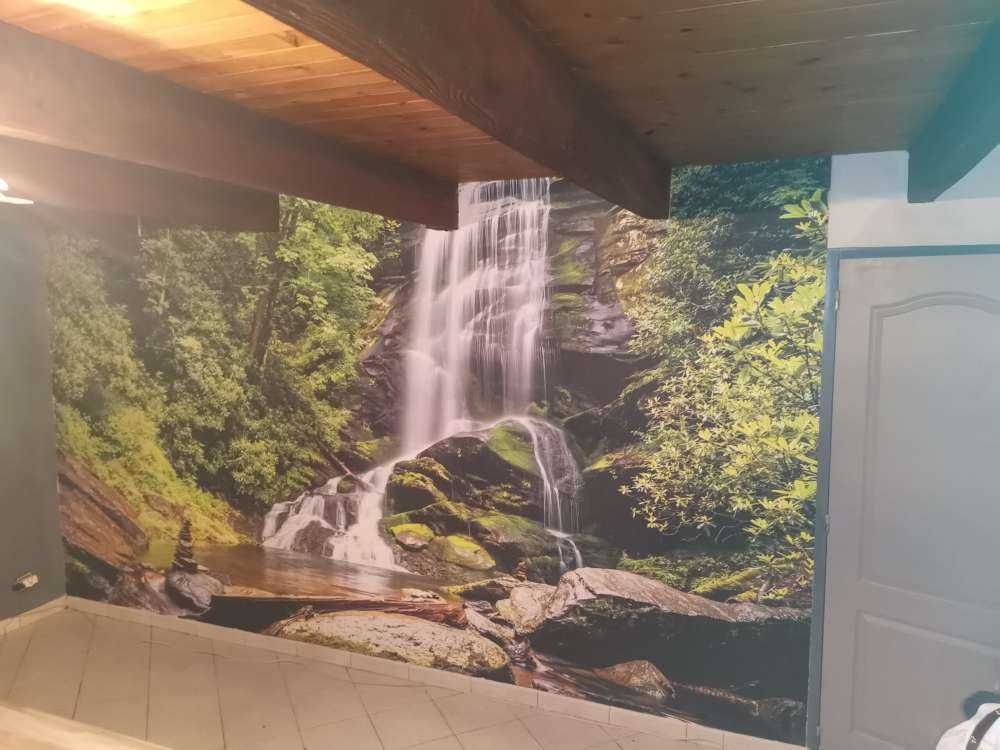 Jungle waterfall