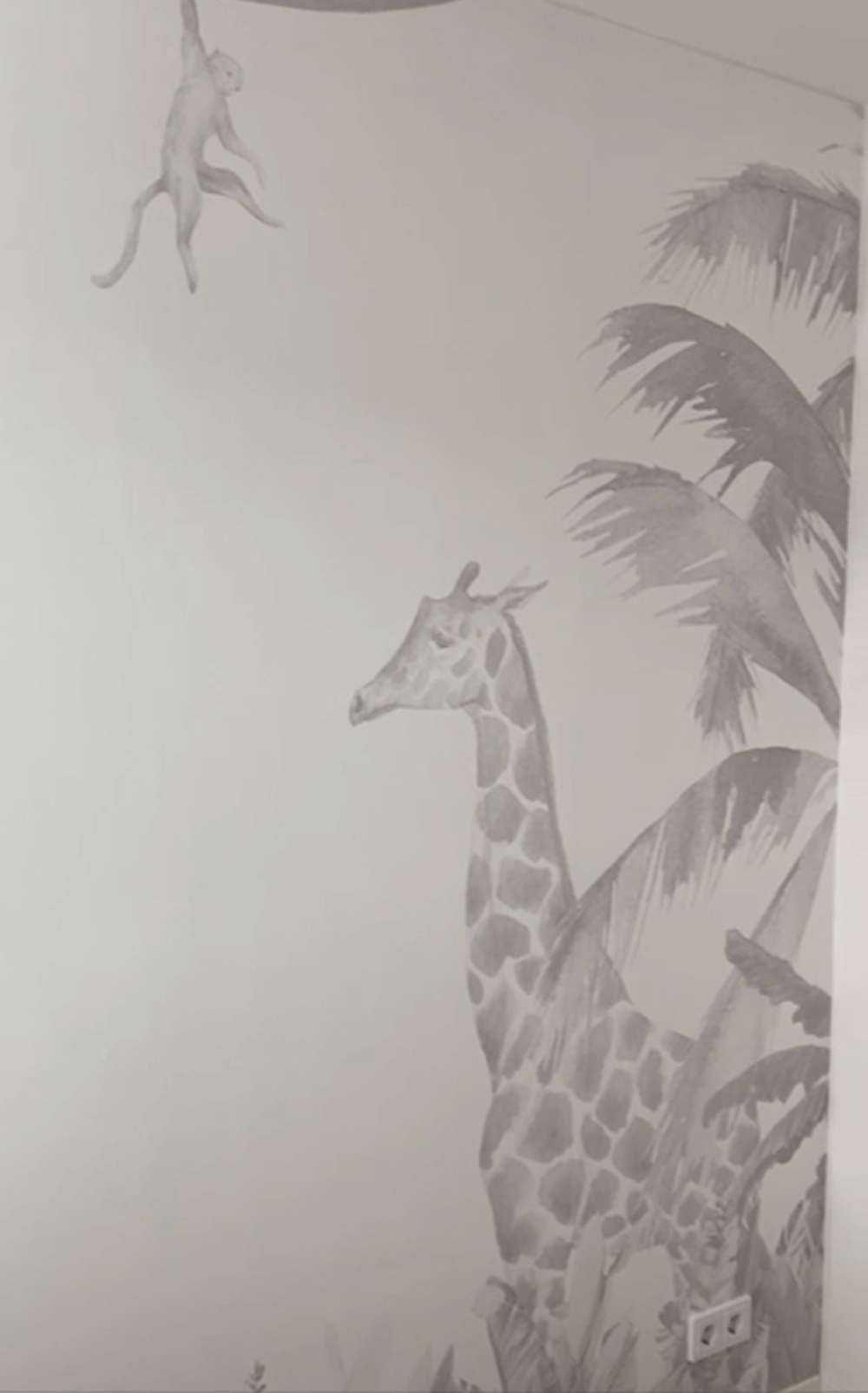 Cheerful jungle animals