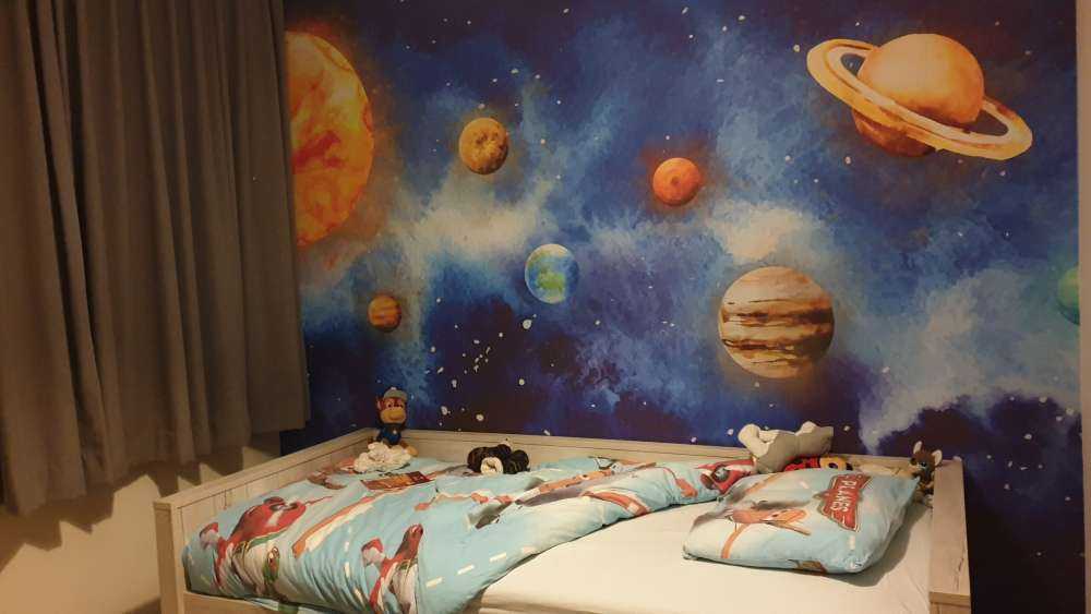 Planets in space