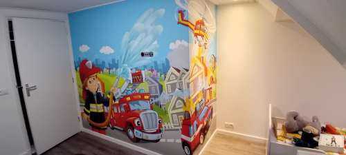 Children's room fire brigade