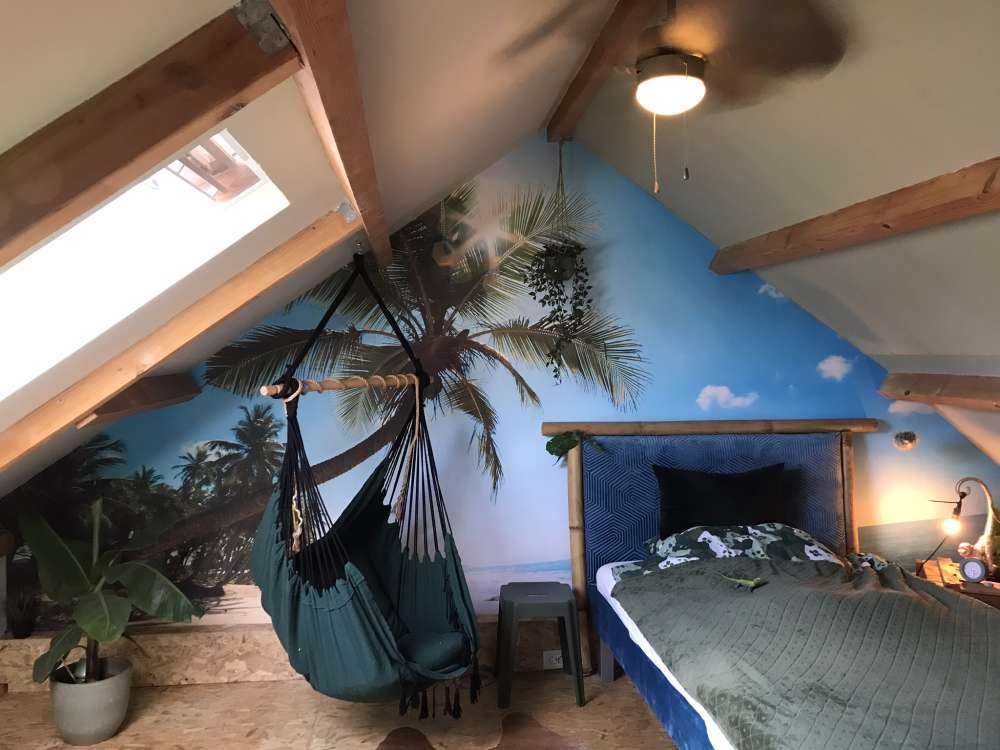 Large palm tree