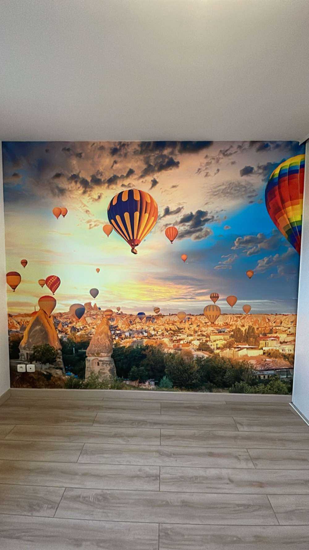 Beautiful hot air balloons