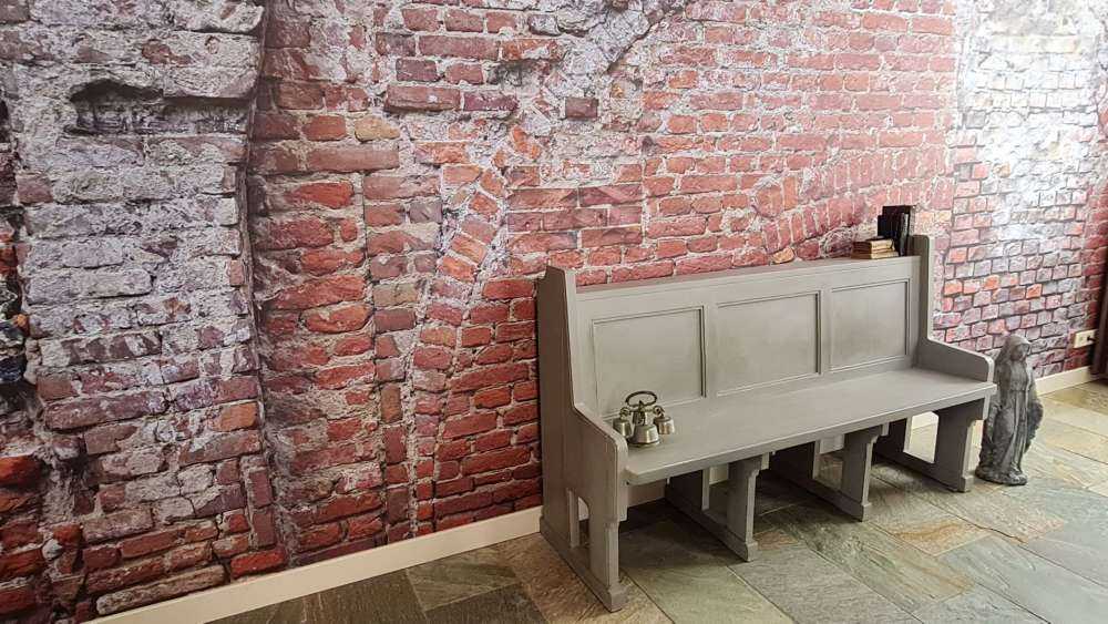 Old restored city wall