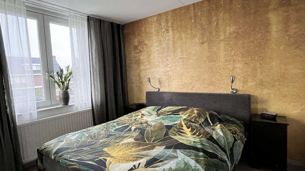 Ochre yellow concrete