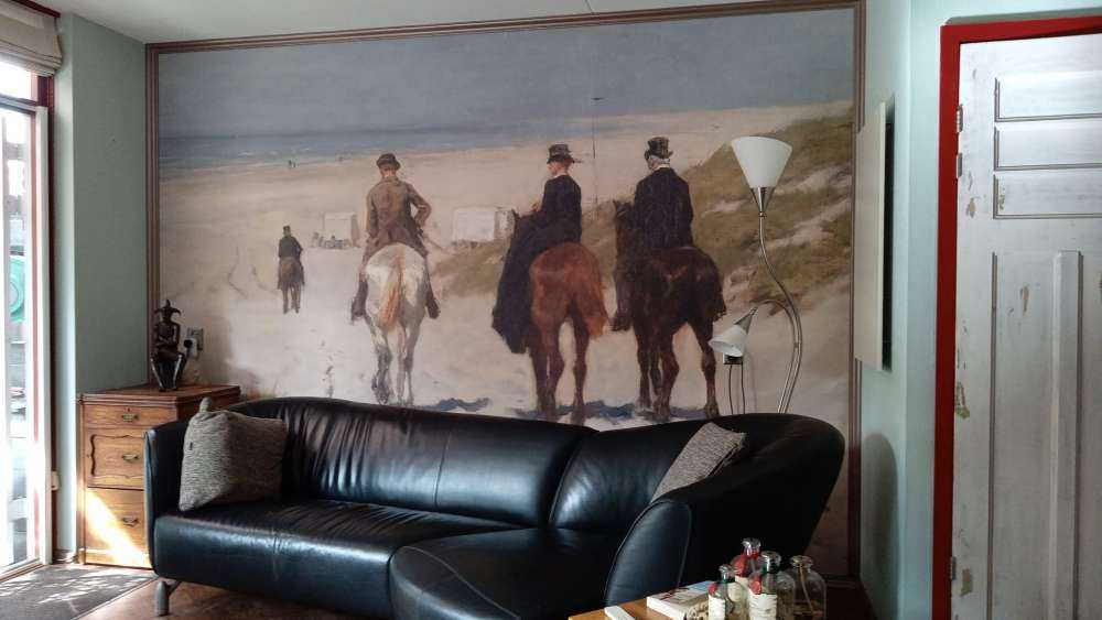 Morning ride along the beach