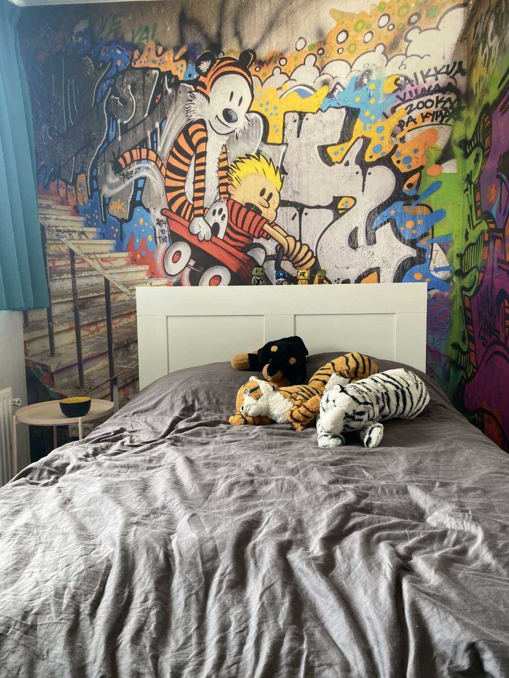 Graffiti with stairs