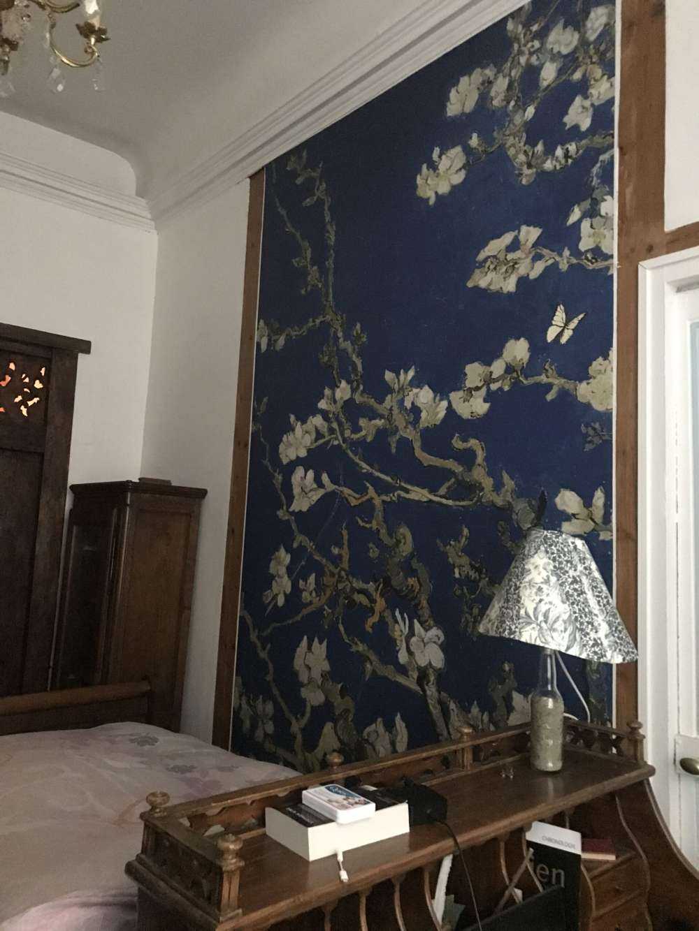 Almond blossom in the night