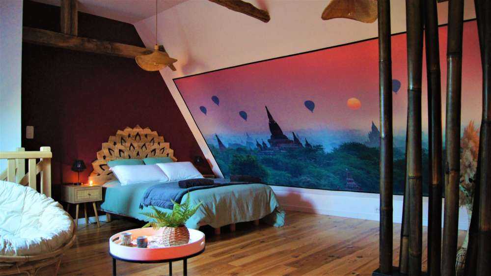 Temples and hot air balloons