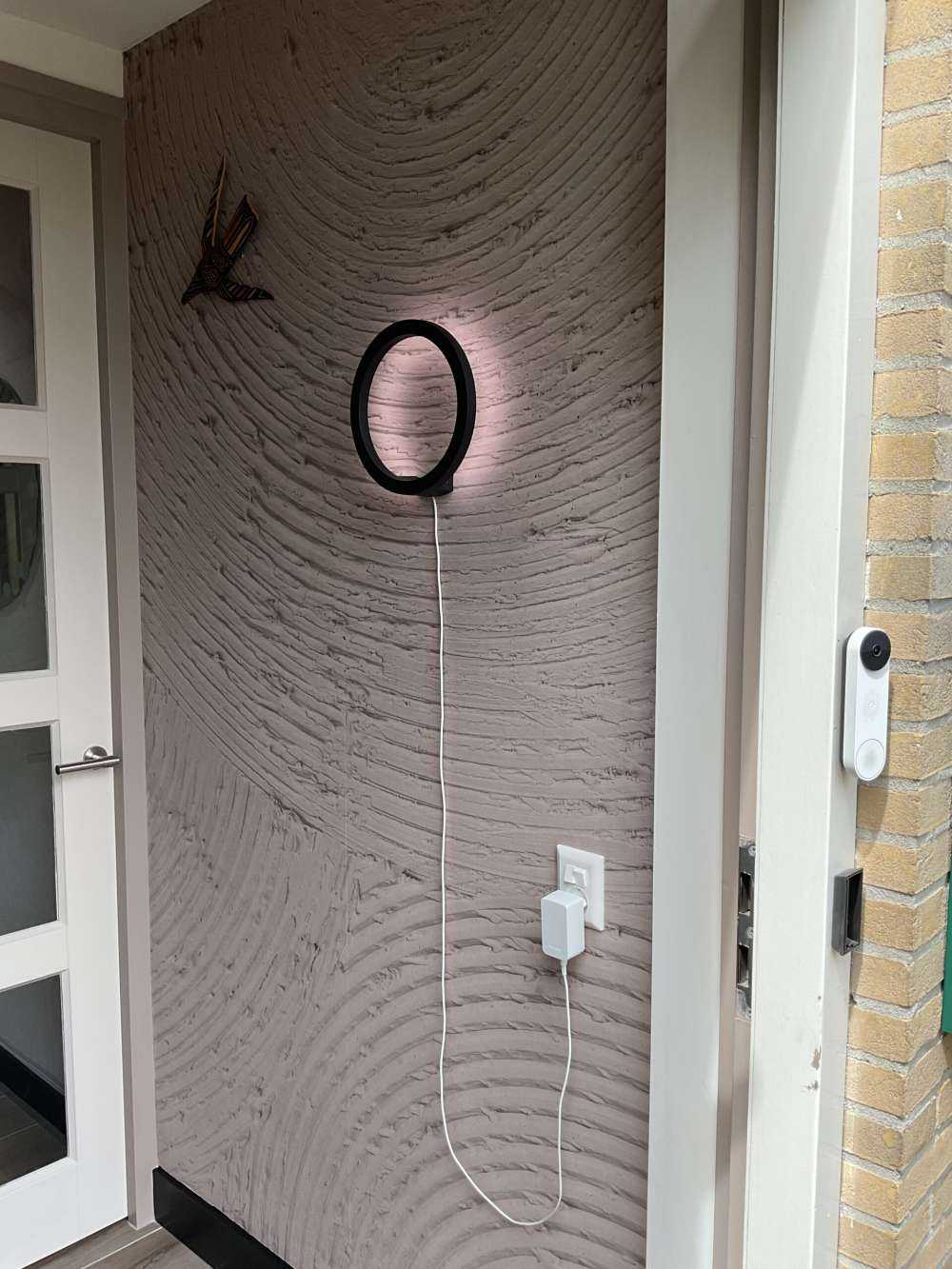 Zen circles in taupe