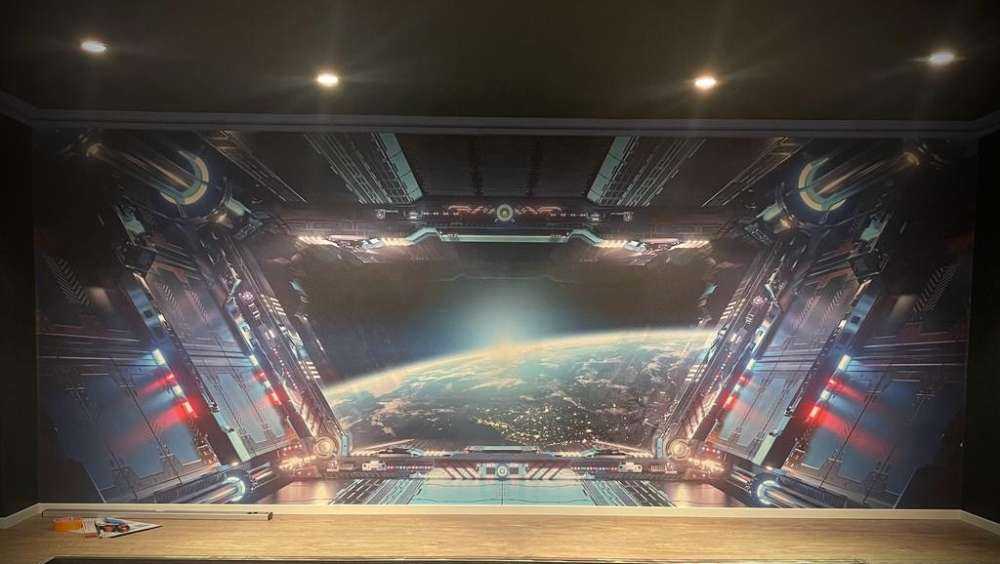 View from a spaceship