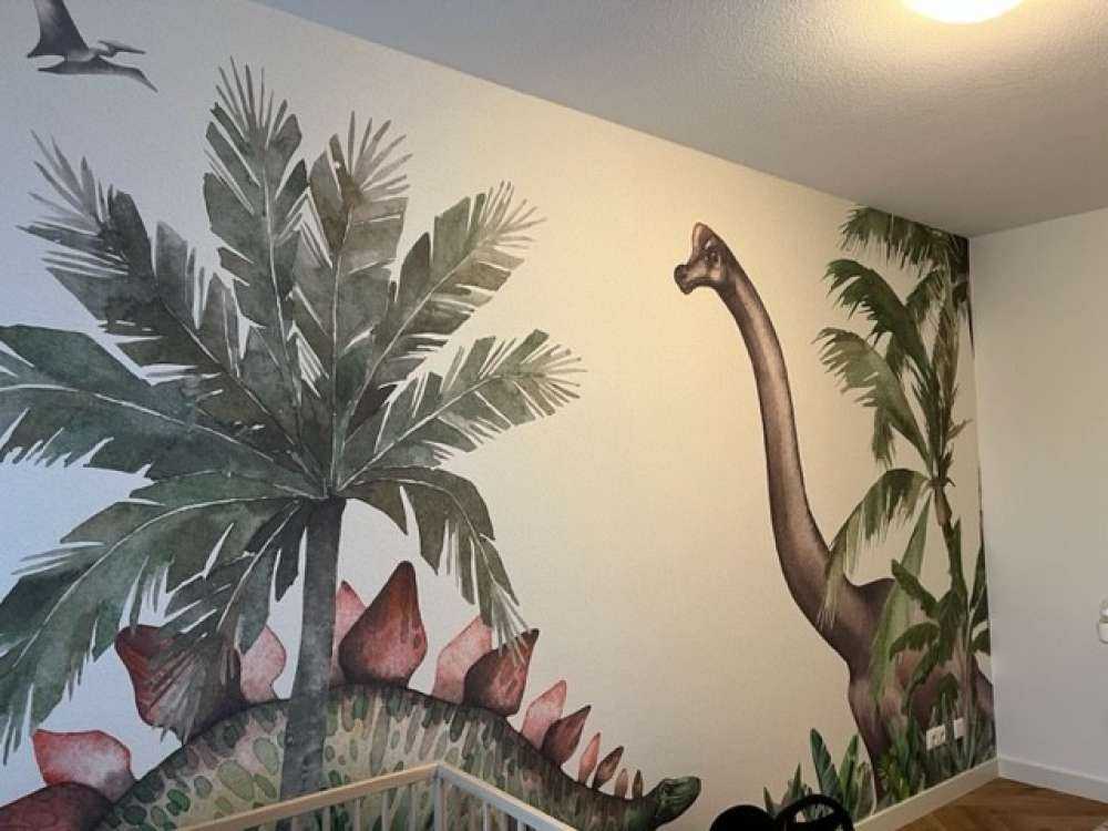 Dinosaurs in the jungle
