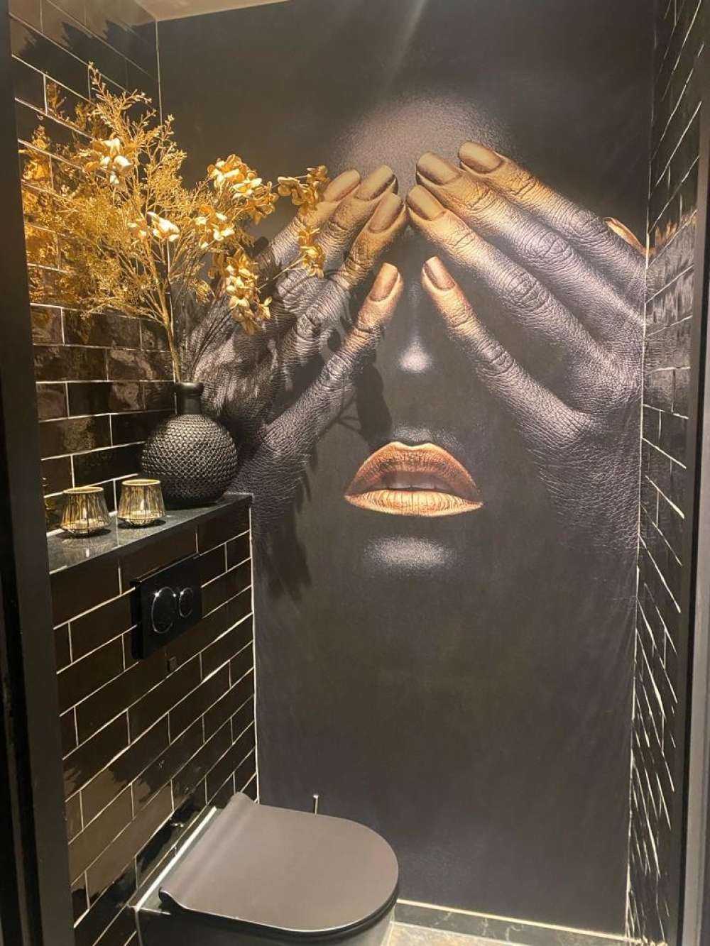 Woman with hands in front of her eyes