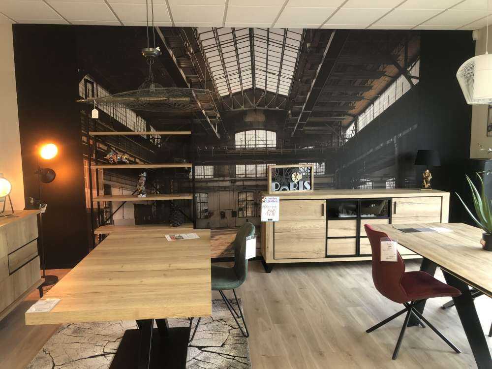 Abandoned industrial hall