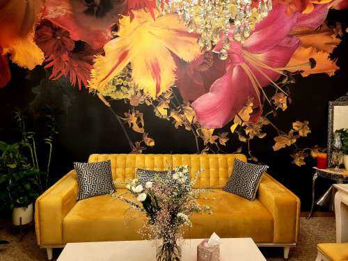Coloured flowers