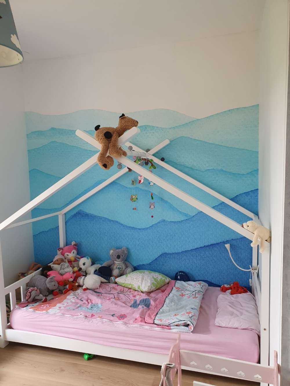 Watercolor mountains