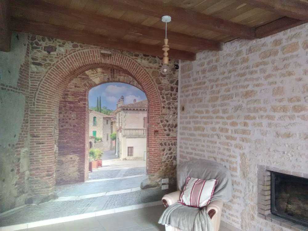 Passage with double arch