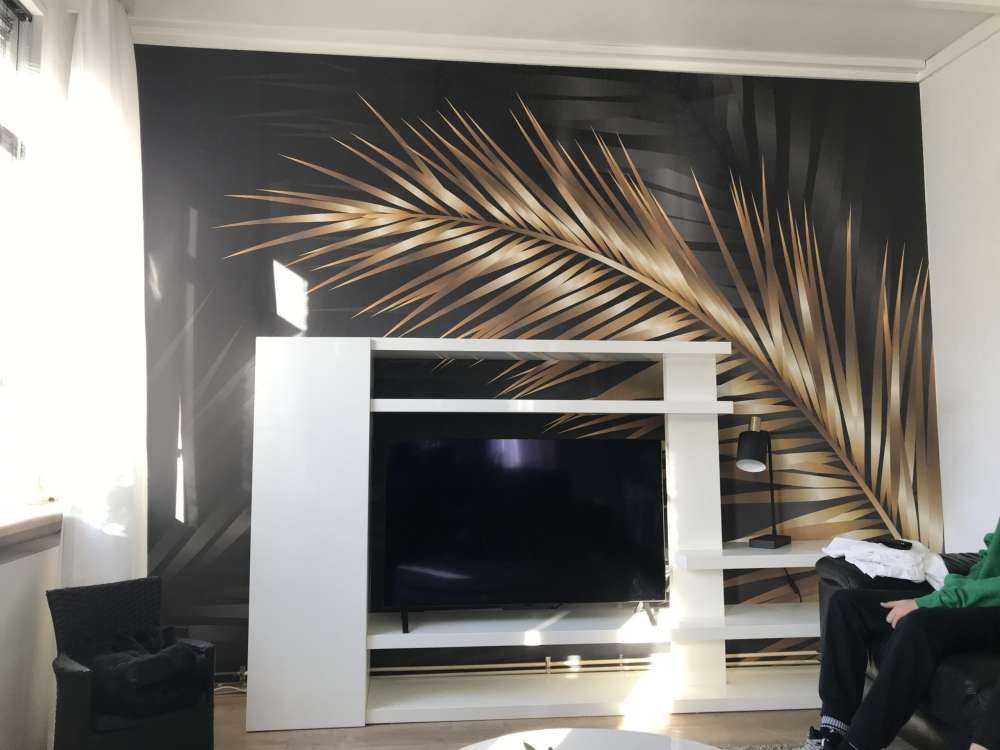 Ornamental palm leaves