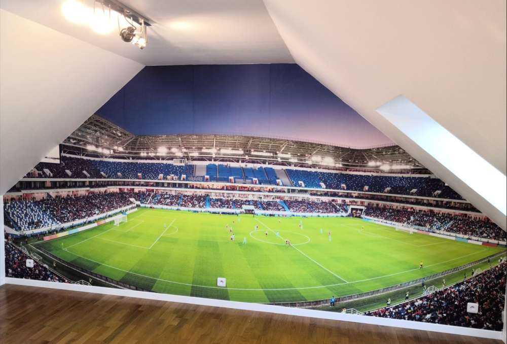 Football stadium panorama