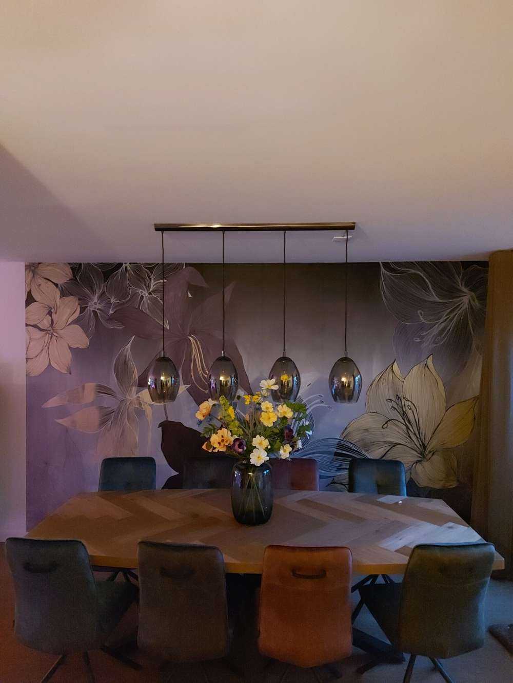 Greenhouse with tropical plants