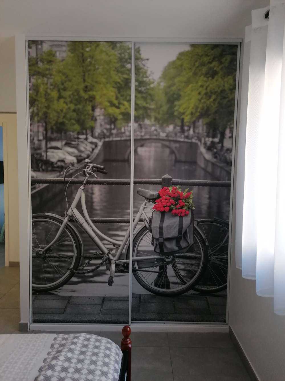 Bicycle with flowers