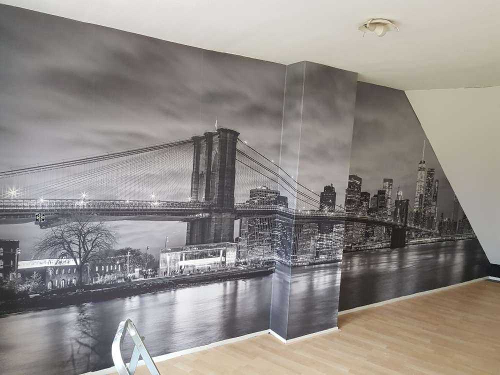 Brooklyn Bridge and Manhattan