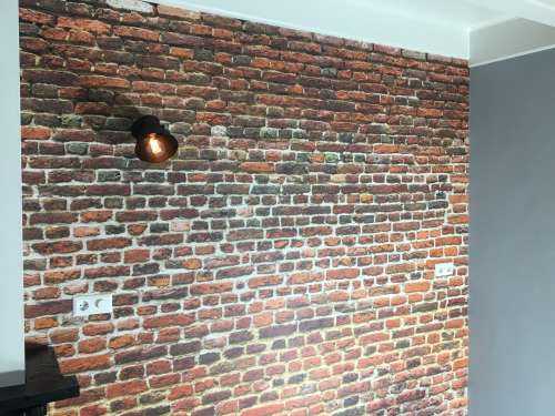 Restored exterior wall