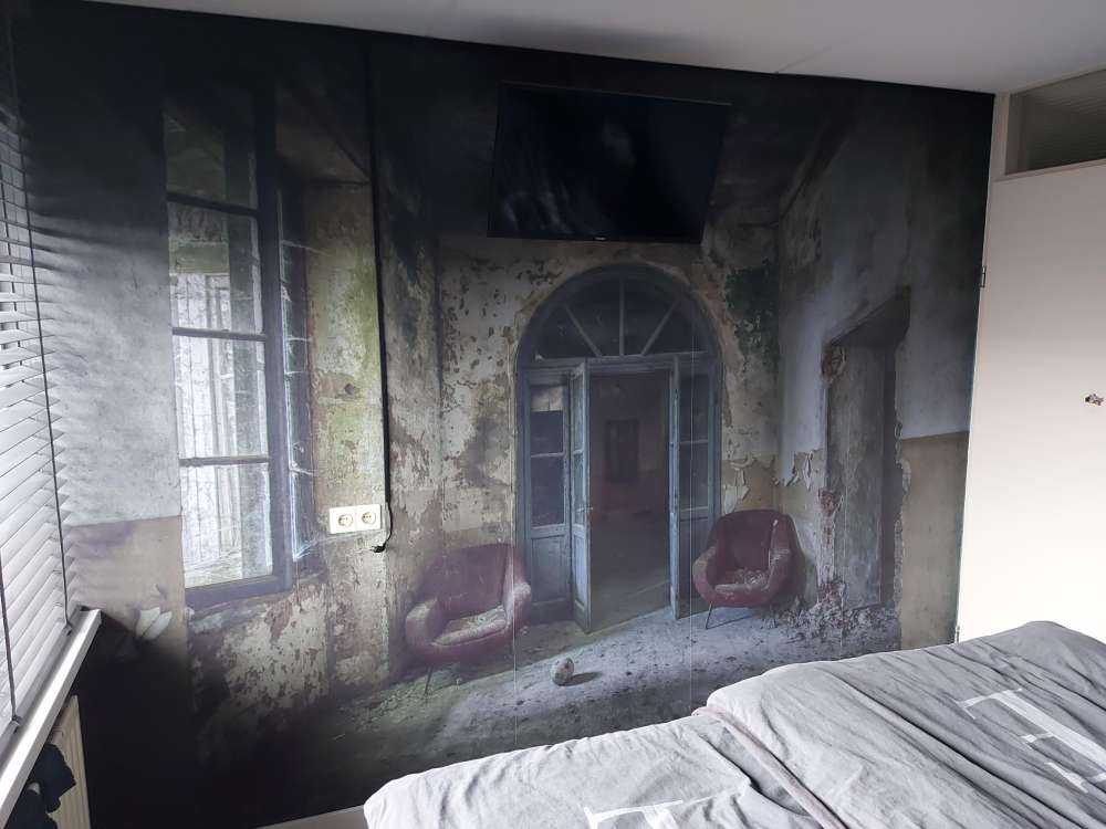 Corridor in abandoned house