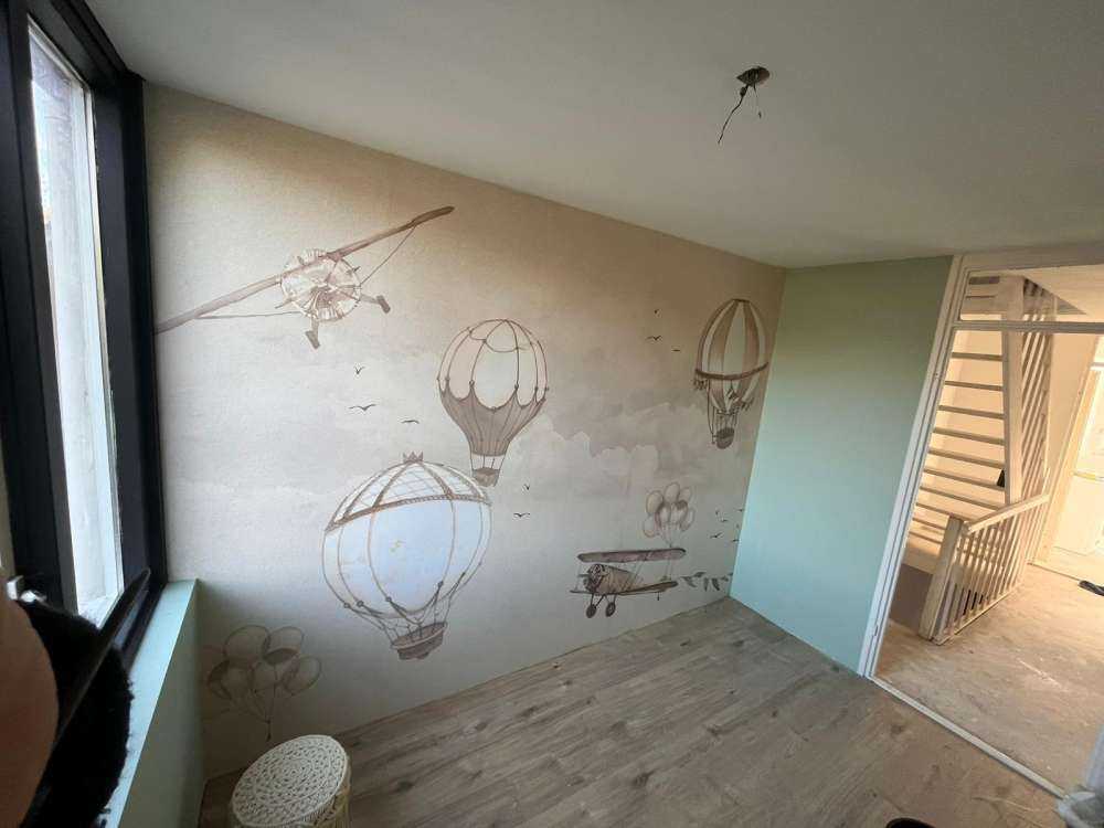 Sky Balloons in taupe