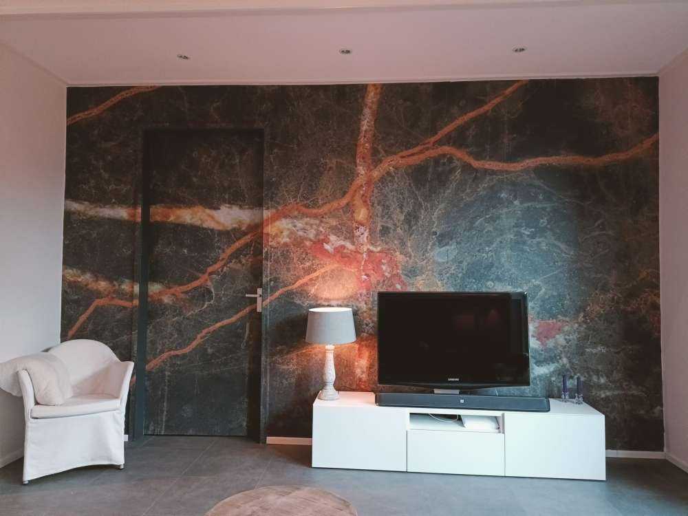 Marble with copper tones