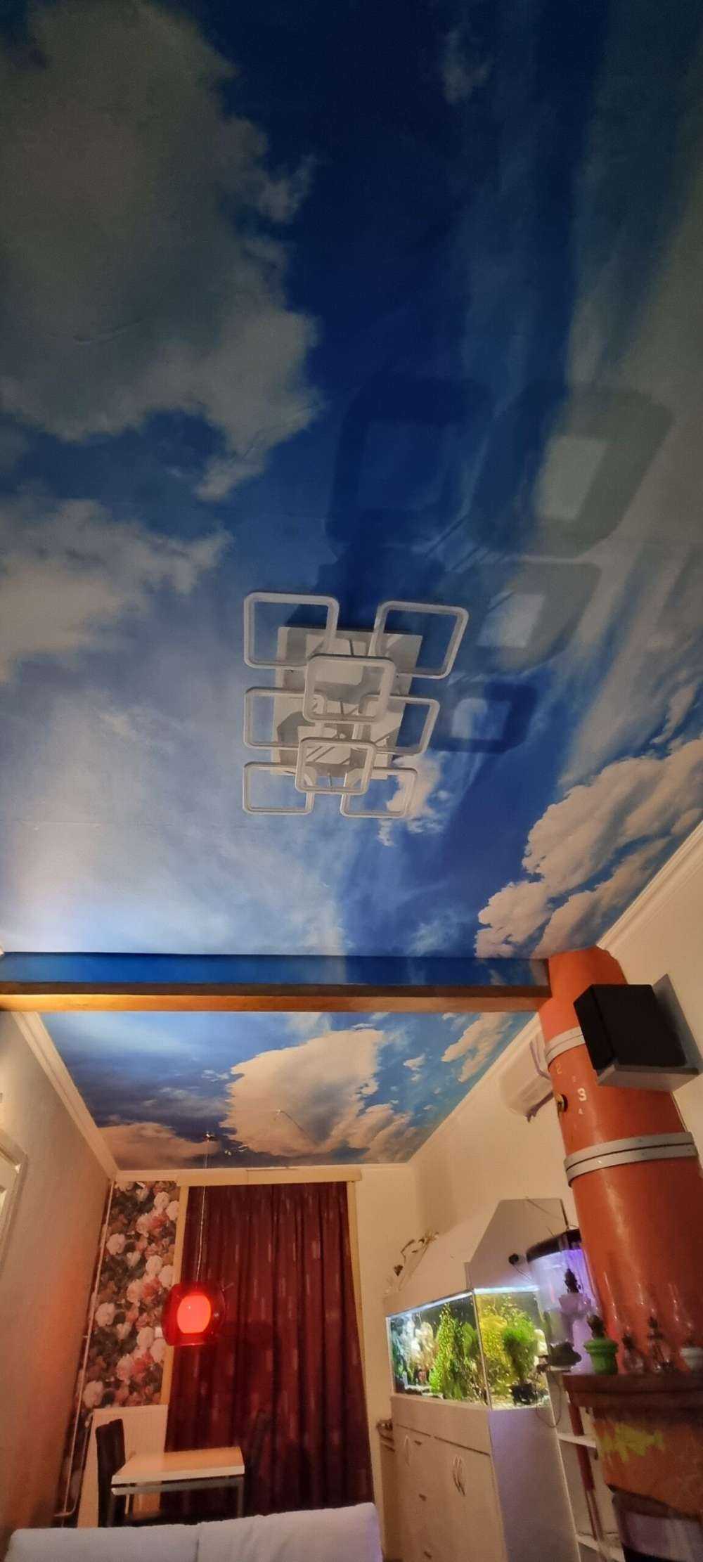 Blue sky with clouds