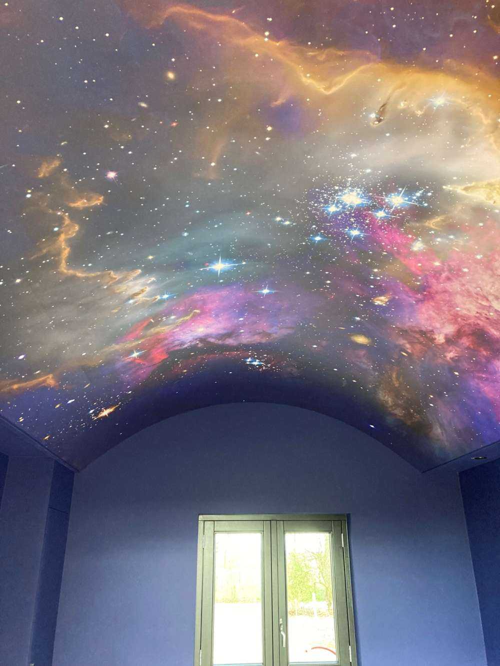 Galaxy in space