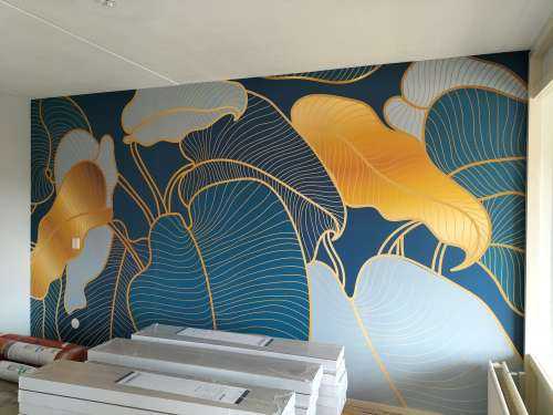 Luxury gold Art Deco