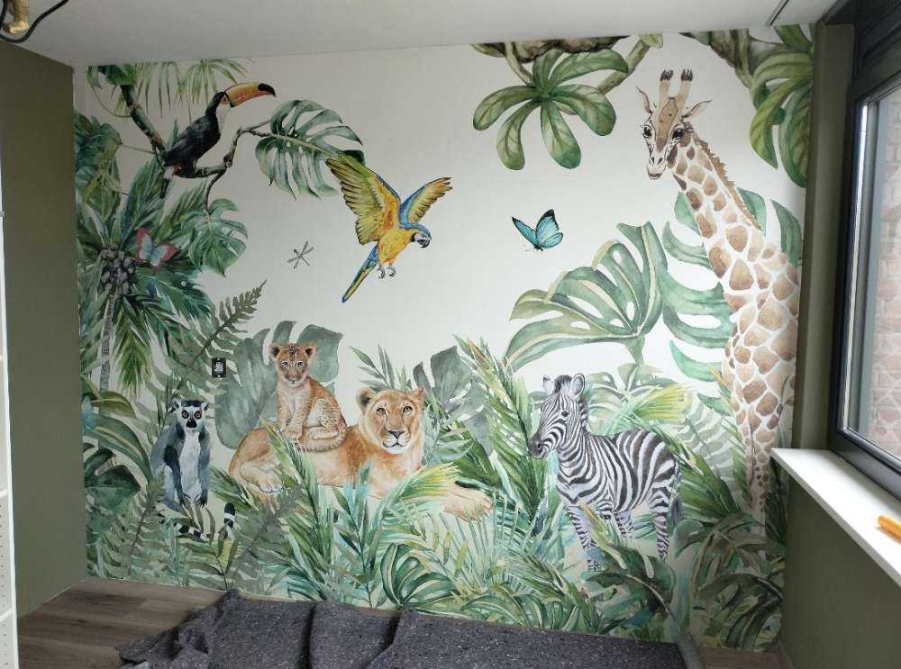 Wild jungle animals