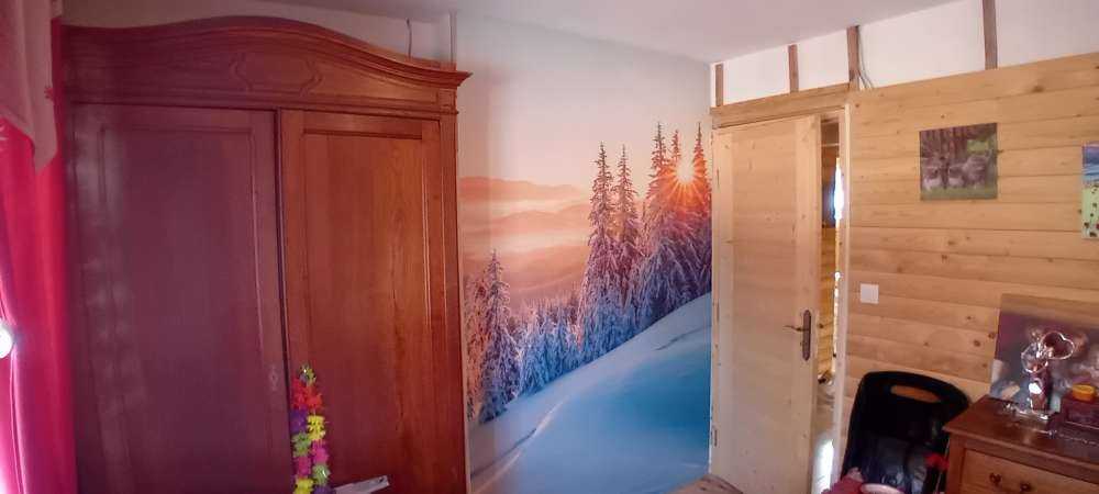 Winter morning in the mountains