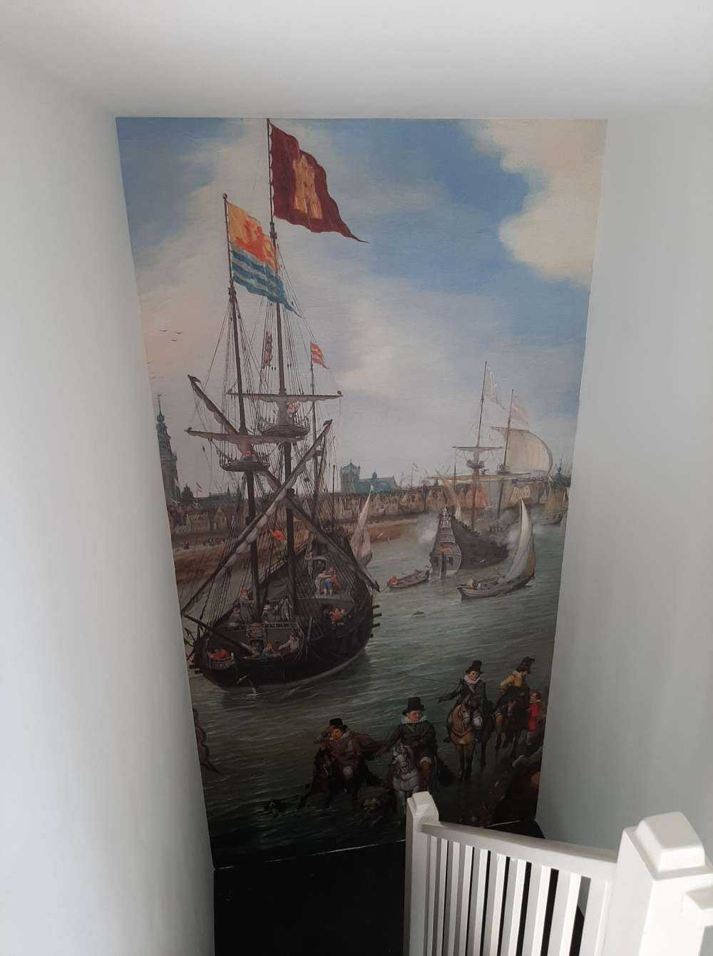 The departure of a dignitary from Middelburg