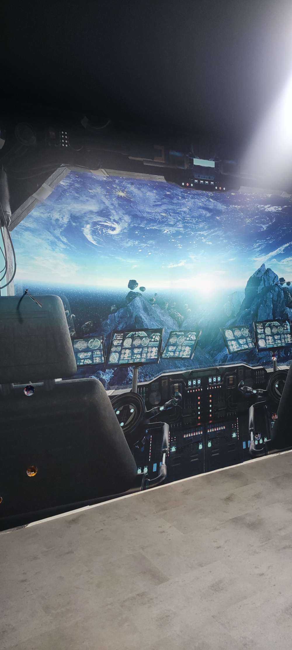 View from a spaceship