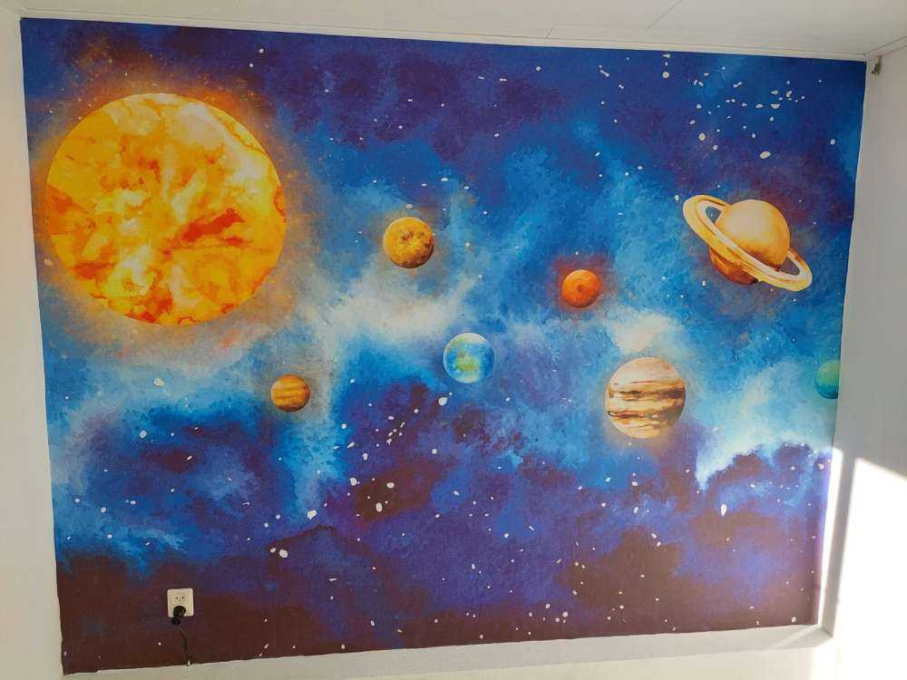 Planets in space