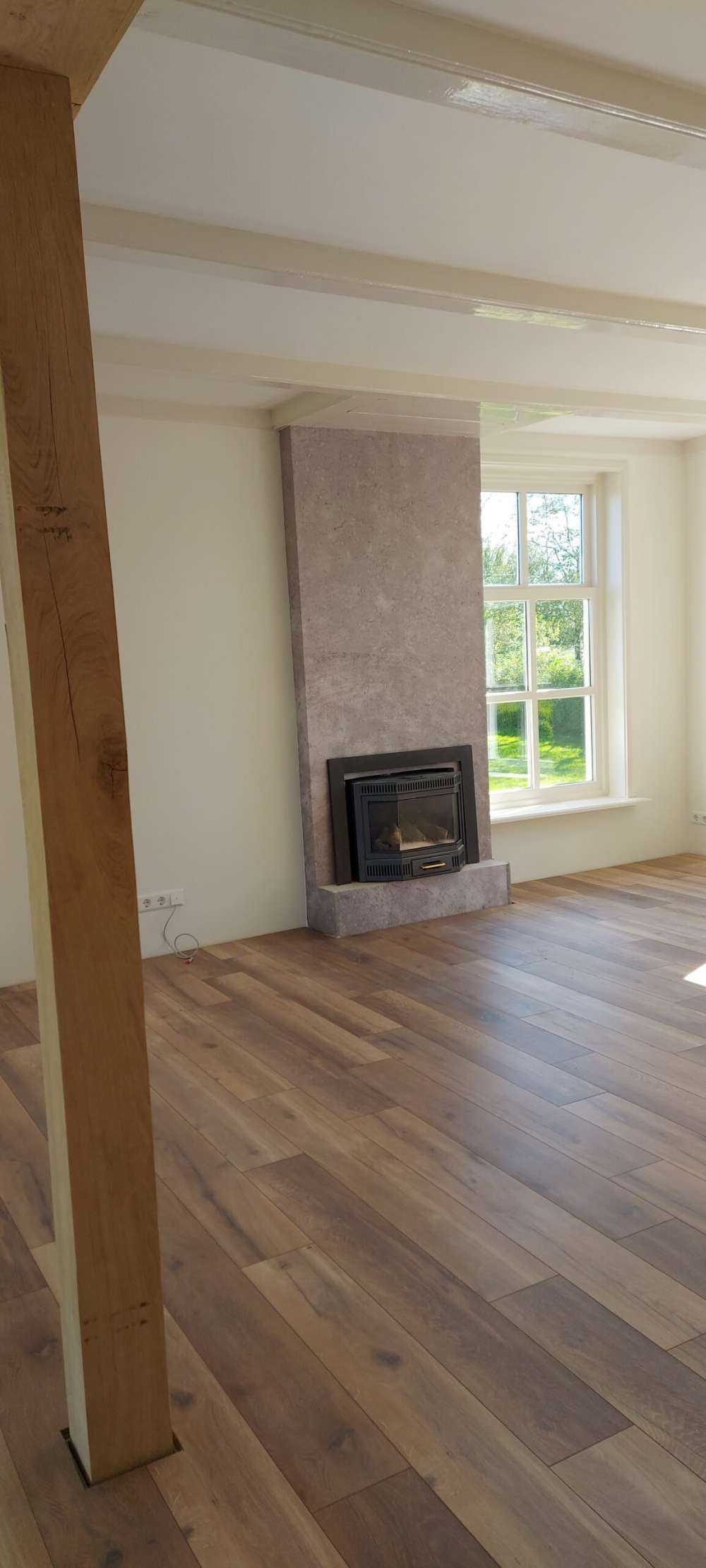 Dark brushed concrete