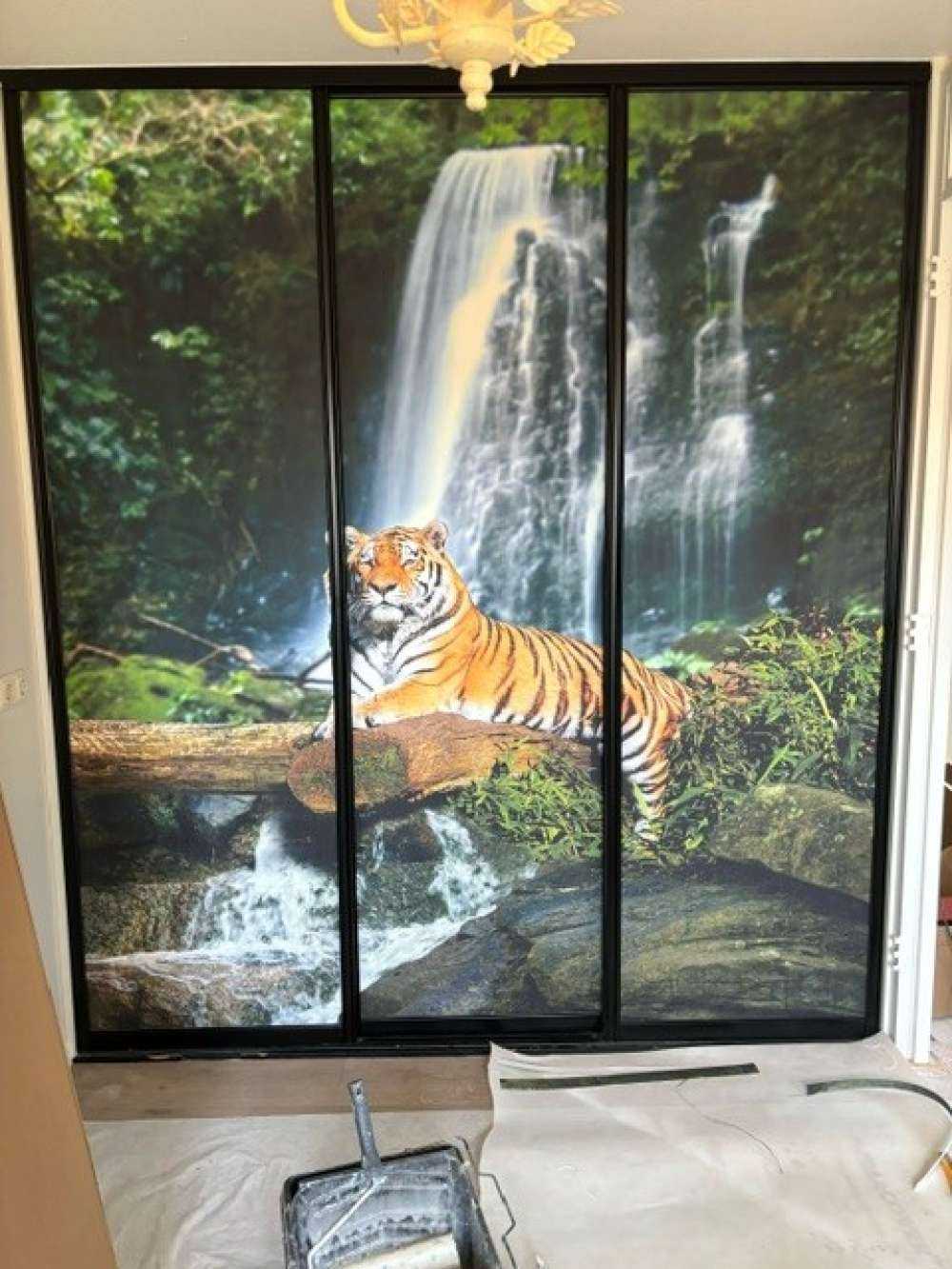 Tiger in the jungle