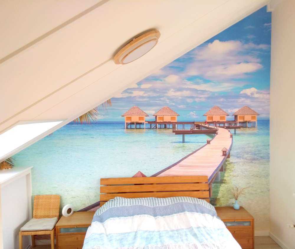 Water villas in the Maldives