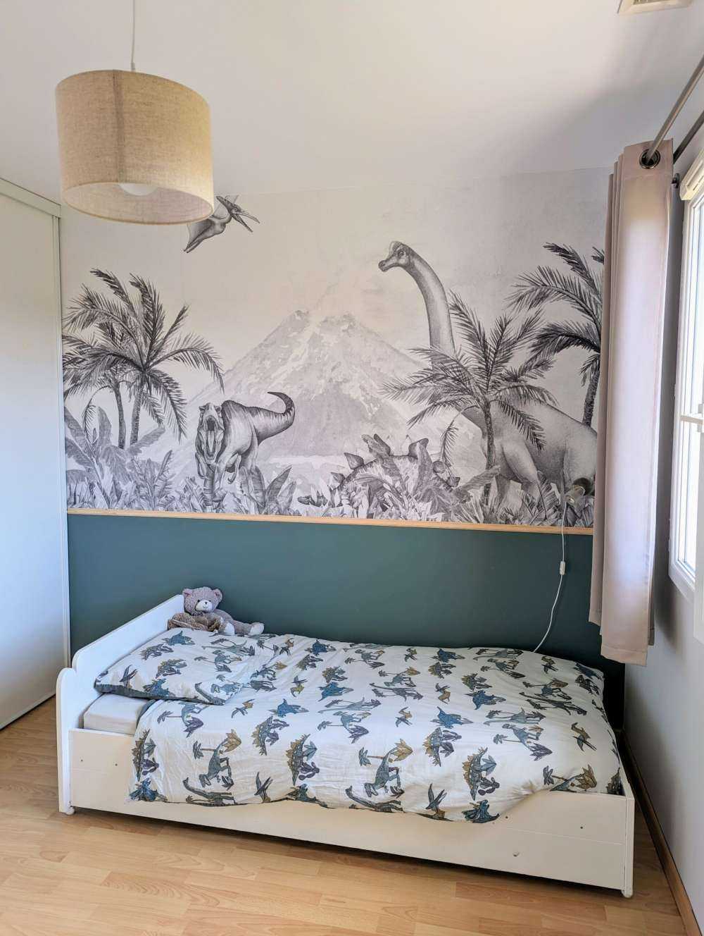 Dino's in black and white