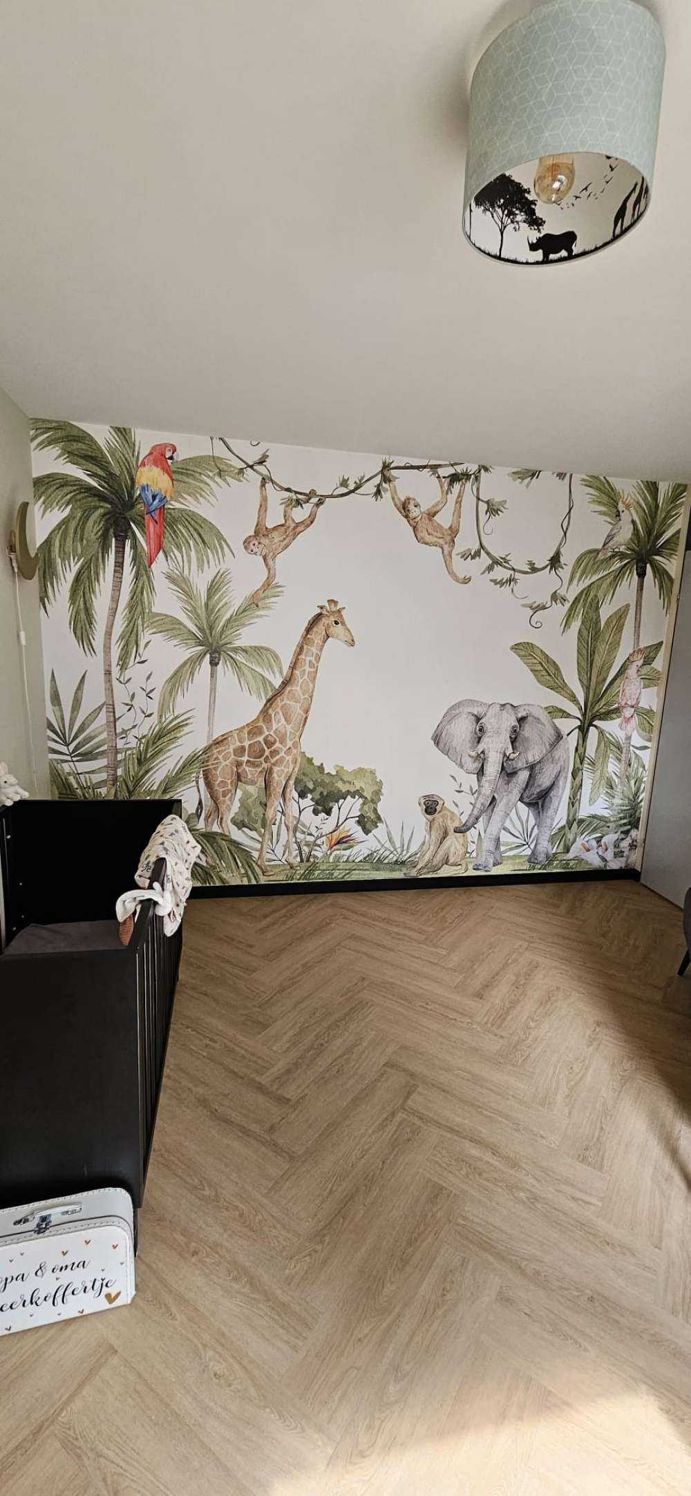 African animals in jungle