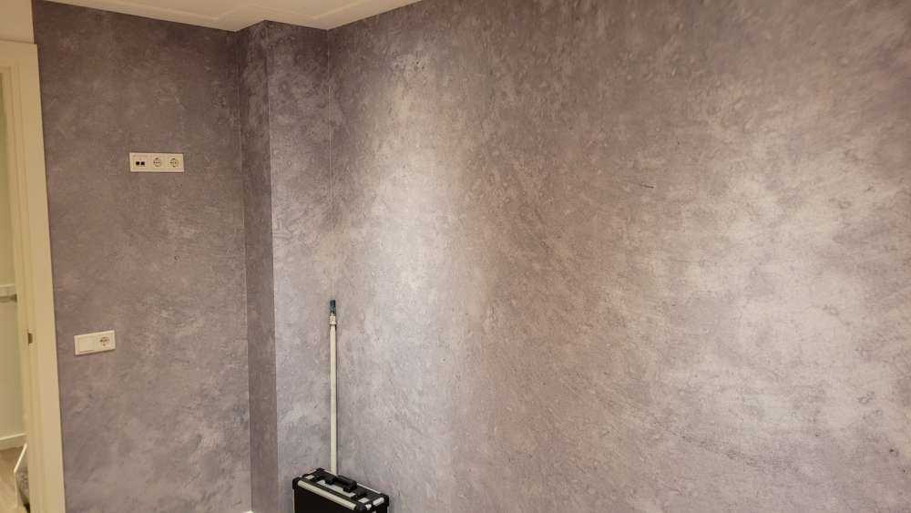 Dark brushed concrete