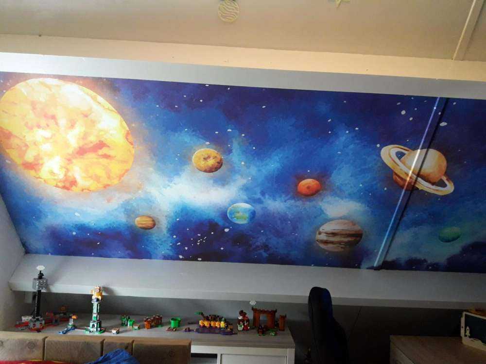 Planets in space