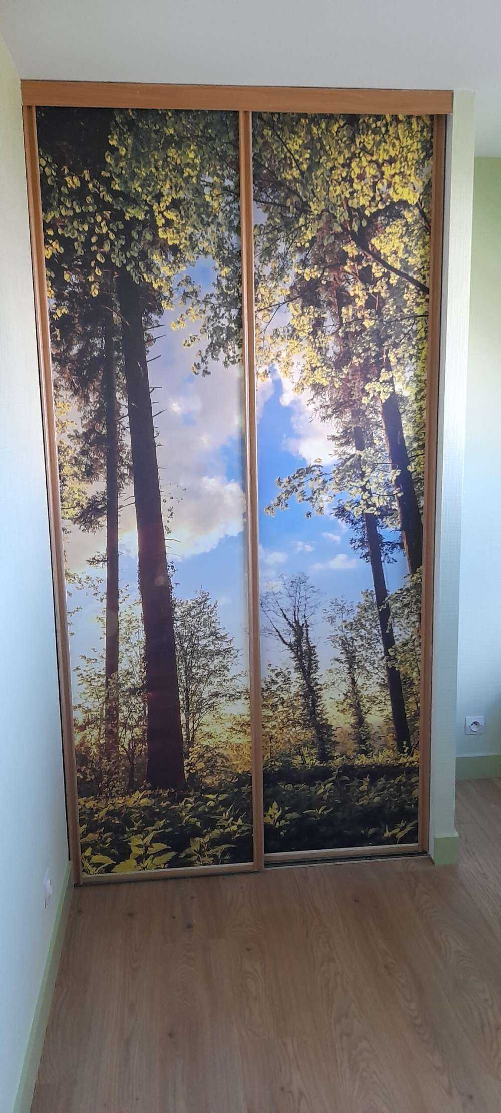 Sunset through the trees