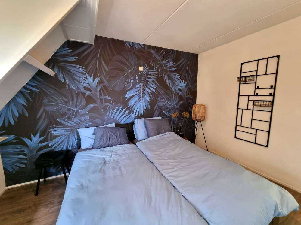 Blue tropical leaves