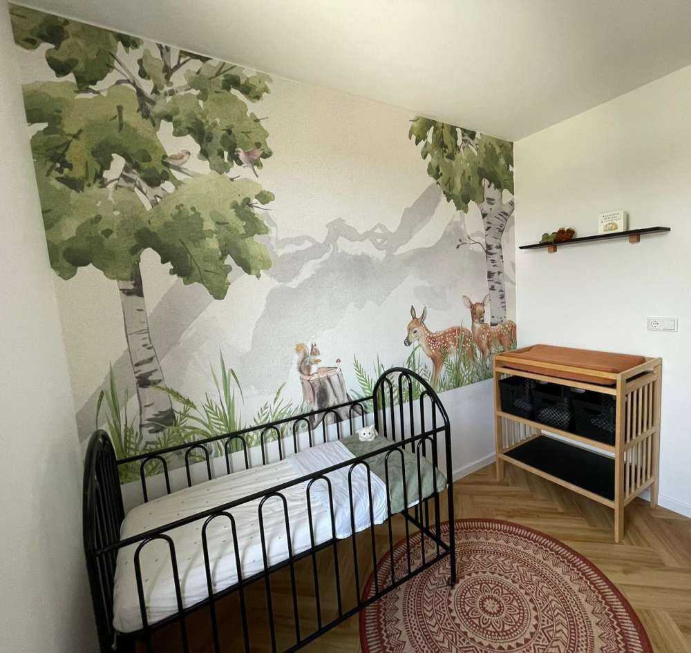 Two deer in the forest